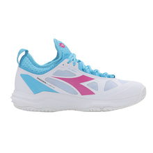 Load image into Gallery viewer, Diadora Speed Blushield Fly 3+ Womens Tennis Shoes - WT/AQ/RHD D0117/B Medium/11.0
 - 1