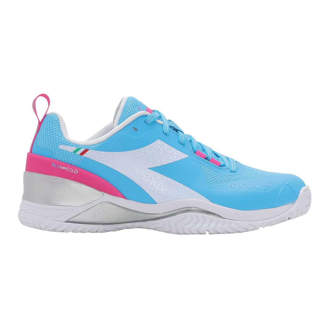 Diadora Blushield Torneo AG Womens Tennis Shoes - SKY BL/WT C0087/B Medium/11.0