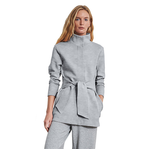 Varley Anset Womens Wrap Jacket - Light Grey Marl/M
