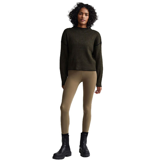Varley Grant Knit Dark Olive Womens Sweater