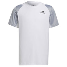 Load image into Gallery viewer, Adidas Club White-Silver Boys Tennis T-Shirt
 - 1