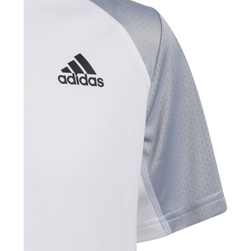 Adidas Club White-Silver Boys Tennis T-Shirt
