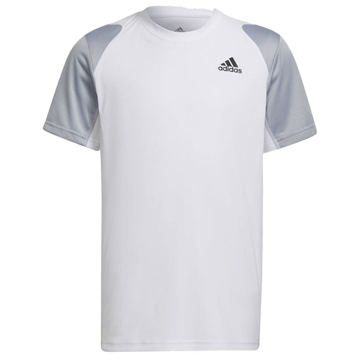 Adidas Club White-Silver Boys Tennis T-Shirt