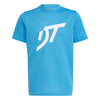 Adidas Thiem Logo Graphic Pulse Blue Boys Tennis T-Shirt