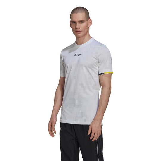 Adidas London Freelift White Mens Tennis Shirt