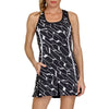 Tail Kalindi Geo Onyx Womens Tennis Dress