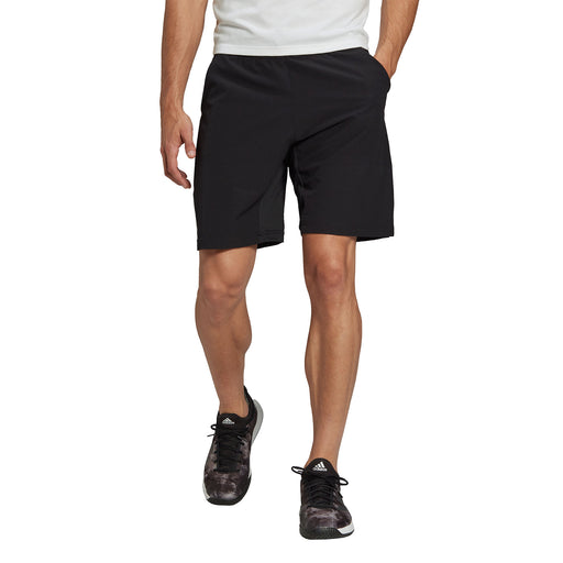 Adidas Ergo 9in Black Mens Tennis Shorts - BLACK 001/XXL