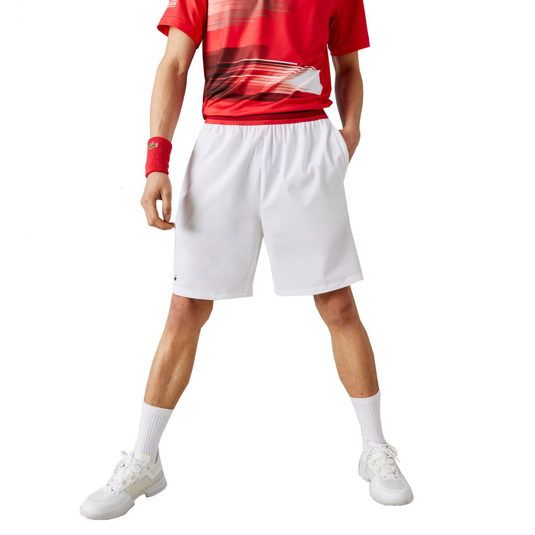 Lacoste Sport X Novak Djokovic Mens Tennis Shorts - WHITE 001/XXL