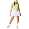 Lacoste Light Pleated White 13.5in Womens Tennis Skirt