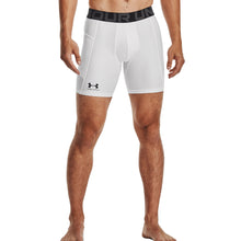 Load image into Gallery viewer, Under Armour HeatGear Mens Compression Shorts - WHITE 100/XL
 - 7
