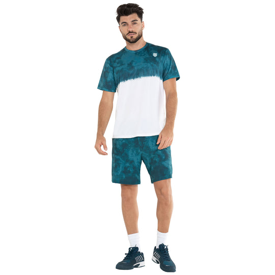 K-Swiss Tidal Wave Crew Evergreen Mens Tennis Shirt