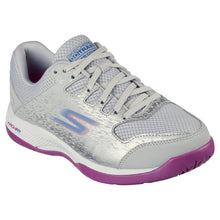 Load image into Gallery viewer, Skechers Viper Court Womens Pickleball Shoes - Grey/Purple/B Medium/10.0
 - 1