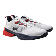 Load image into Gallery viewer, Lacoste AG-LT23 Ultra All-Court Mens Tennis Shoes - White/Red/Navy/D Medium/13.0
 - 4