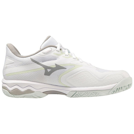 Mizuno Wave Exceed Light 2 AC Womens Tennis Shoes - Wht/Metalc Grey/B Medium/11.0