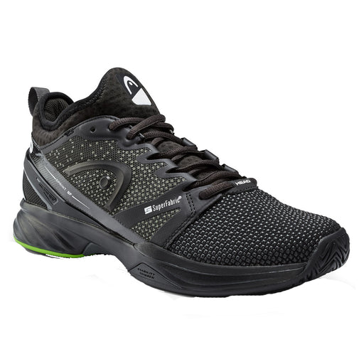 Head Sprint SF Black-Green Mens Tennis Shoes - Black/Green/13.0