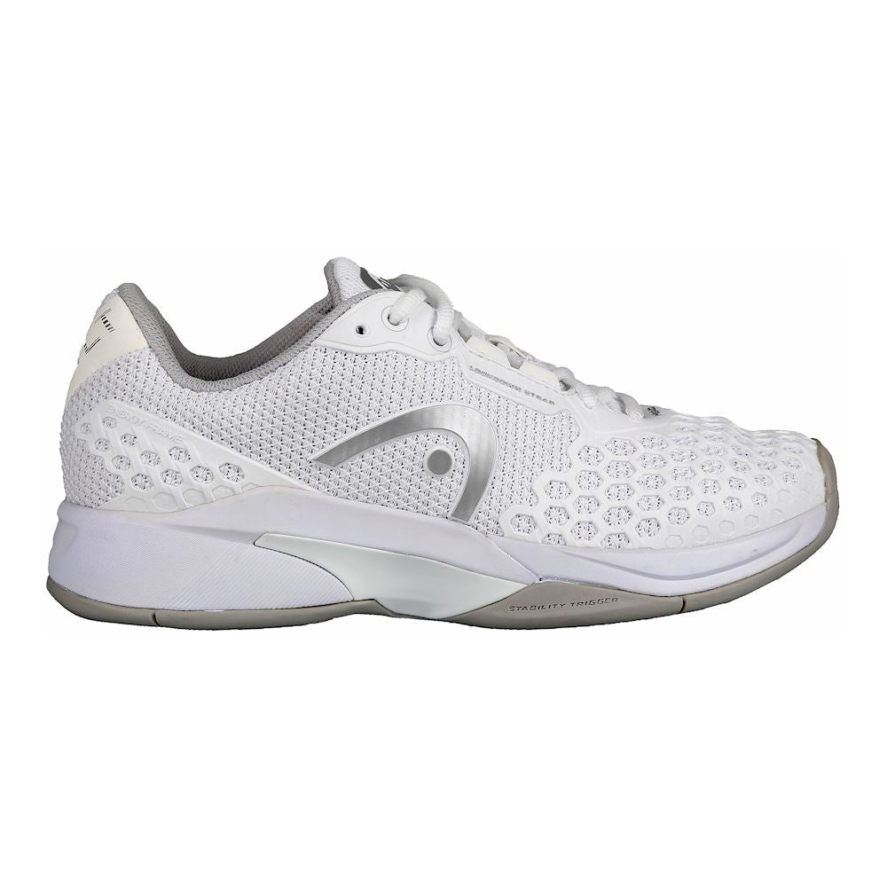 Head Revolt Pro 3.0 White Womens Tennis Shoes - Wht/Grey/10.0