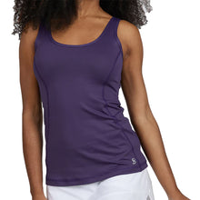 Load image into Gallery viewer, Sofibella UV Colors X Womens Tennis Tank - Plum/XL
 - 24