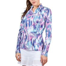 Load image into Gallery viewer, Sofibella UV Feather Womens Tennis Jkt - Vibes/2X
 - 19