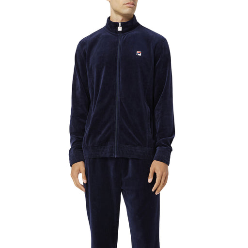 FILA O-Fit Mens Velour Jacket - FILA NAVY 410/XXXL