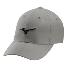 Load image into Gallery viewer, Mizuno Tour Adjustable Lightweight Hat - Frost Grey/Blk/One Size
 - 2