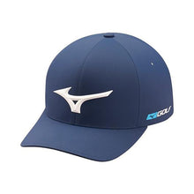 Load image into Gallery viewer, Mizuno Tour Delta Fitted Hat - Navy/L/XL
 - 3