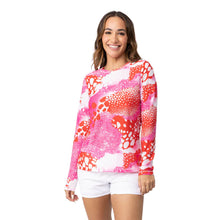 Load image into Gallery viewer, Sofibella Airflow Womens LS Tennis Shirt - Serendipity/2X
 - 5