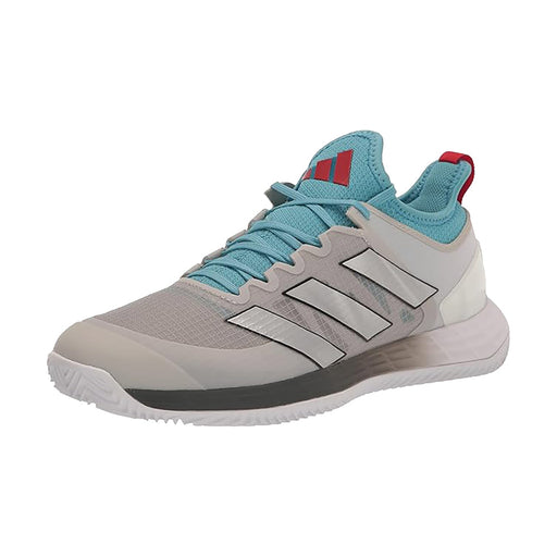 Adidas Adizero Ubersonic 4 Womens Cly Tennis Shoes - Grey/Slvr/Blue/B Medium/10.0