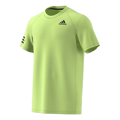 Adidas Club 3-StripeS Boys Tennis Shirt - PULSE LIME 314/XL