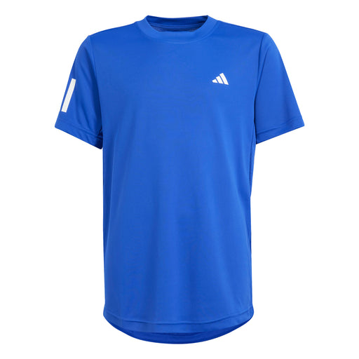 Adidas Club 3-StripeS Boys Tennis Shirt - Semi Lucid Blue/XL