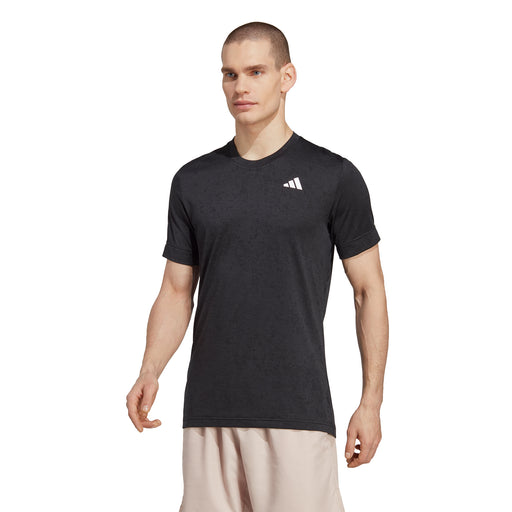 Adidas FreeLift Mens Tennis T-Shirt - BLACK 001/XXL