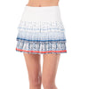 Lucky in Love Long Snake Weave Pleated Womens Tennis Skirt