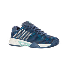 Load image into Gallery viewer, KSwiss HyperCourt Express 2 Kids Tennis Shoes - Teal/Wht/Moonst/M/7.0
 - 1