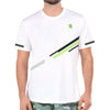 K-Swiss Dynamic Stripe Crew White Men Tennis Shirt