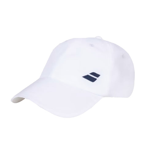 Babolat Basic Logo Junior Hat - WHT/WHT 1000/One Size