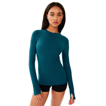 Load image into Gallery viewer, Splits 59 Louise Rib Womens Long Sleeve Shirt - Peacock/L
 - 1