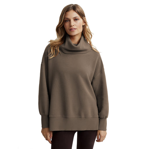 Varley Milton Womens Pullover - Stone Olive/L