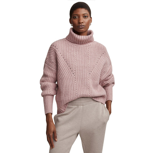 Varley Rogan Cropped Knit Womens Sweater - Woodrose/M