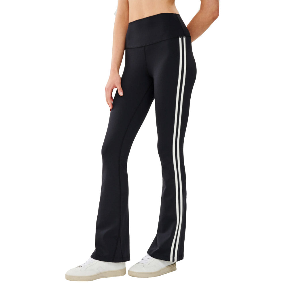 Splits59 Raquel HW Supplex Flare Womens Pant - Black/White/L