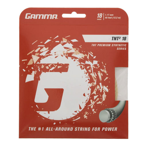 Gamma TNT2 16 gauge Tennis String Set - Natural