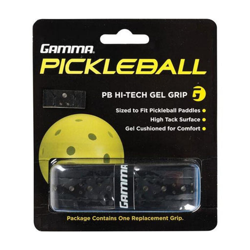 Gamma Hi Tech Gel Pickleball Replacement Grip - Black