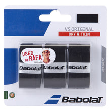 Load image into Gallery viewer, Babolat VS Original Overgrip 3-pack - BLACK 105
 - 1