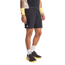 Load image into Gallery viewer, Adidas Ergo 9 Inch Mens Black Tennis Shorts - Black/XL
 - 1