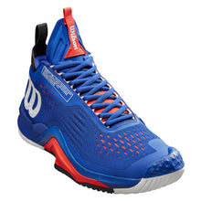 Load image into Gallery viewer, Wilson Rush Pro Tour Mid Mens Tennis Shoes - Blue/Black/Red/D Medium/14.0
 - 6