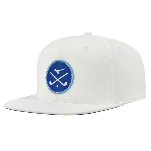 Mizuno Crossed Clubs Snapback Hat - White/One Size