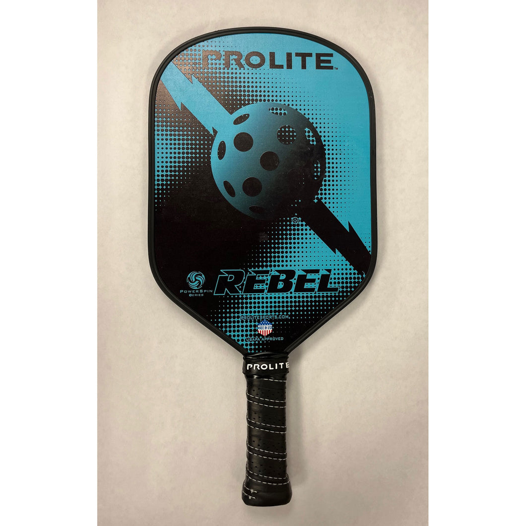 Used ProLite Rebel PowerSpin Pkleball Paddle 30212