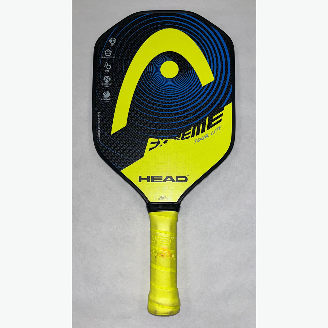 Used Head Extreme Tour Lt Pickleball Paddle 30473 - Yellow/4 1/8/6.9