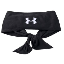 Load image into Gallery viewer, Under Armour Tie Back Unisex Headband - Black/White
 - 1