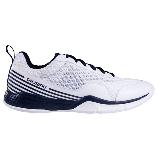 Salming Viper SL Indoor Court Mens Tennis Shoes - White/Navy/D Medium/11.5