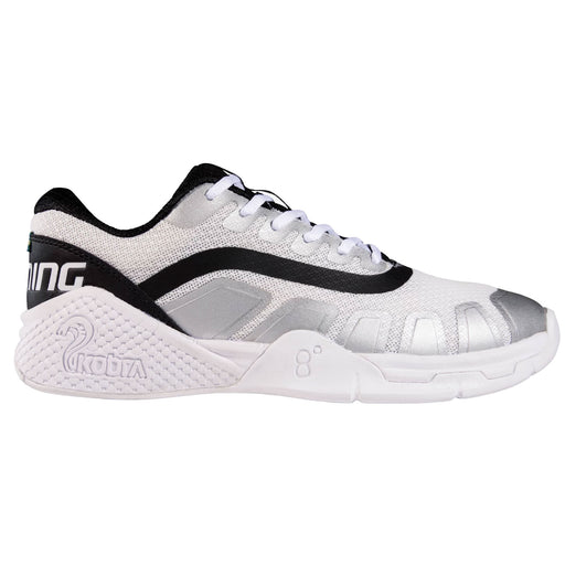 Salming Recoil Kobra Indoor Court Tennis Shoes - White/Black/D Medium/13.0