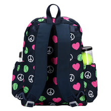 Load image into Gallery viewer, Ame &amp; Lulu Big Love Peace Love Tennis Backpack
 - 3